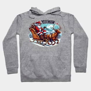 texas christmas santa cowboy Hoodie